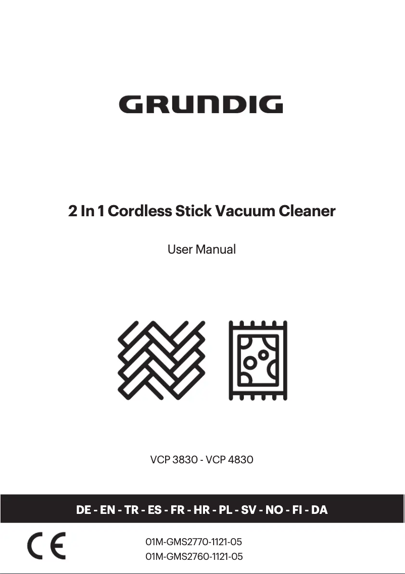 Image de la première page du manuel de l'appareil VCP 4830