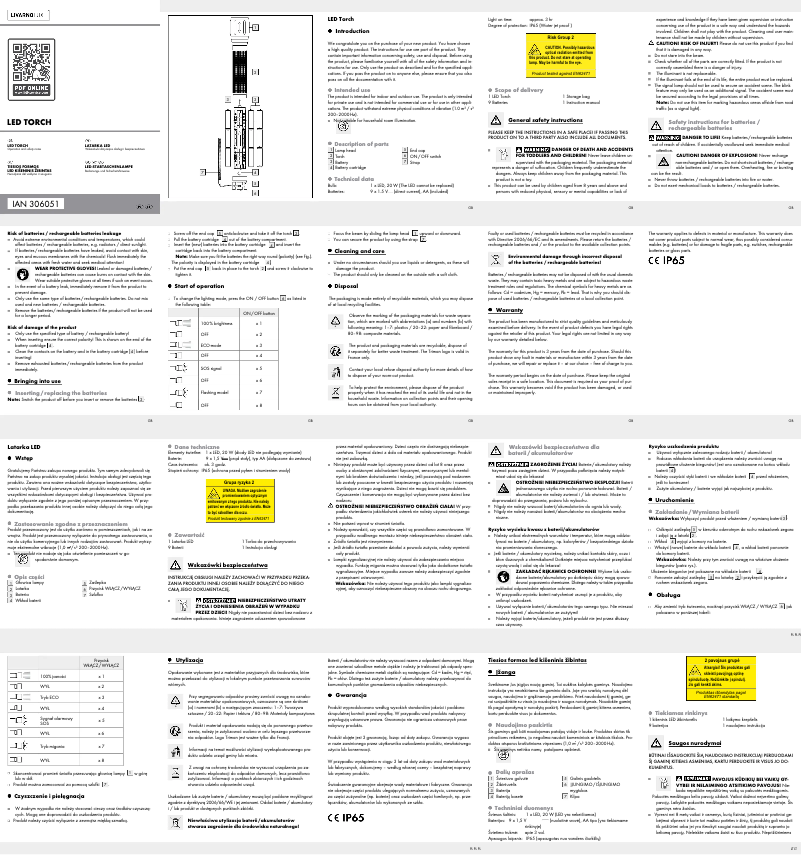 Image de la première page du manuel de l'appareil HG04063