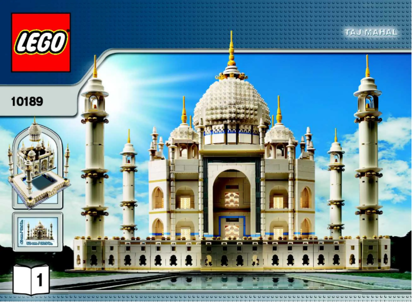 Page 1 de la notice Manuel utilisateur Lego Taj Mahal