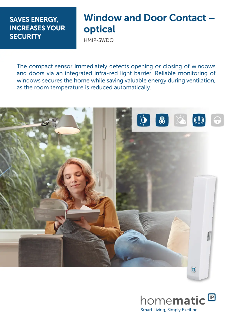 Page n°1 - Fiche technique Homematic IP HMIP-SWDO