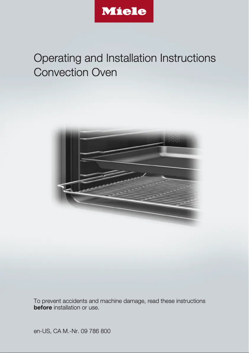 Page 1 de la notice Manuel utilisateur Miele H 6560 BP AM