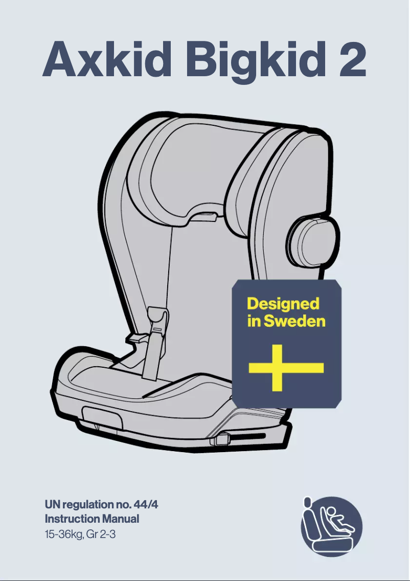 Page 1 de la notice Manuel utilisateur Axkid Bigkid 2