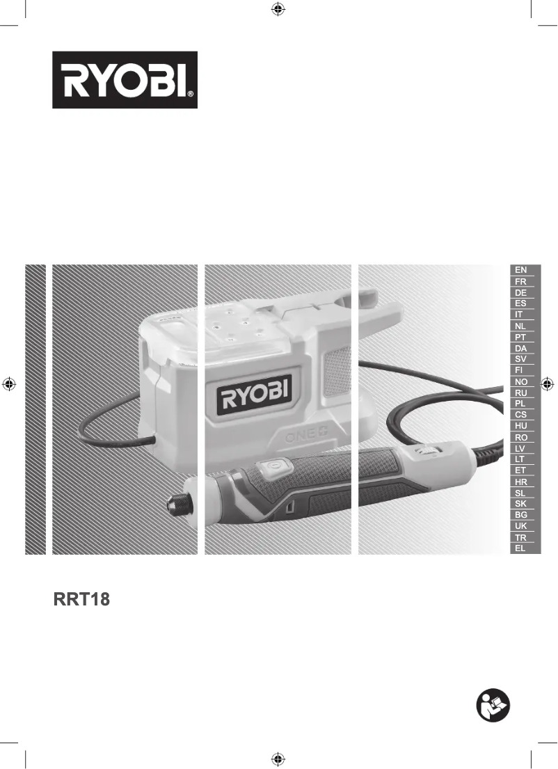 Page 1 de la notice Manuel utilisateur RYOBI One+ RRT18