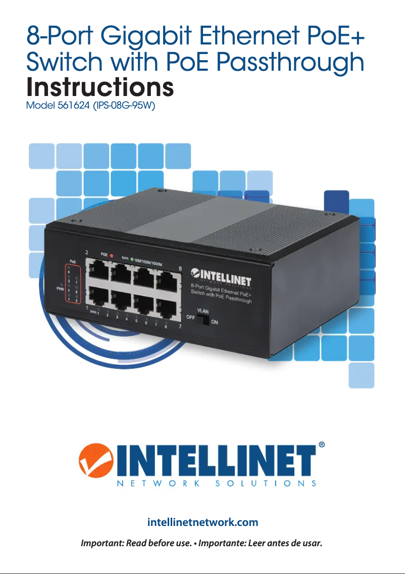 Page 1 de la notice Manuel utilisateur Intellinet 561624