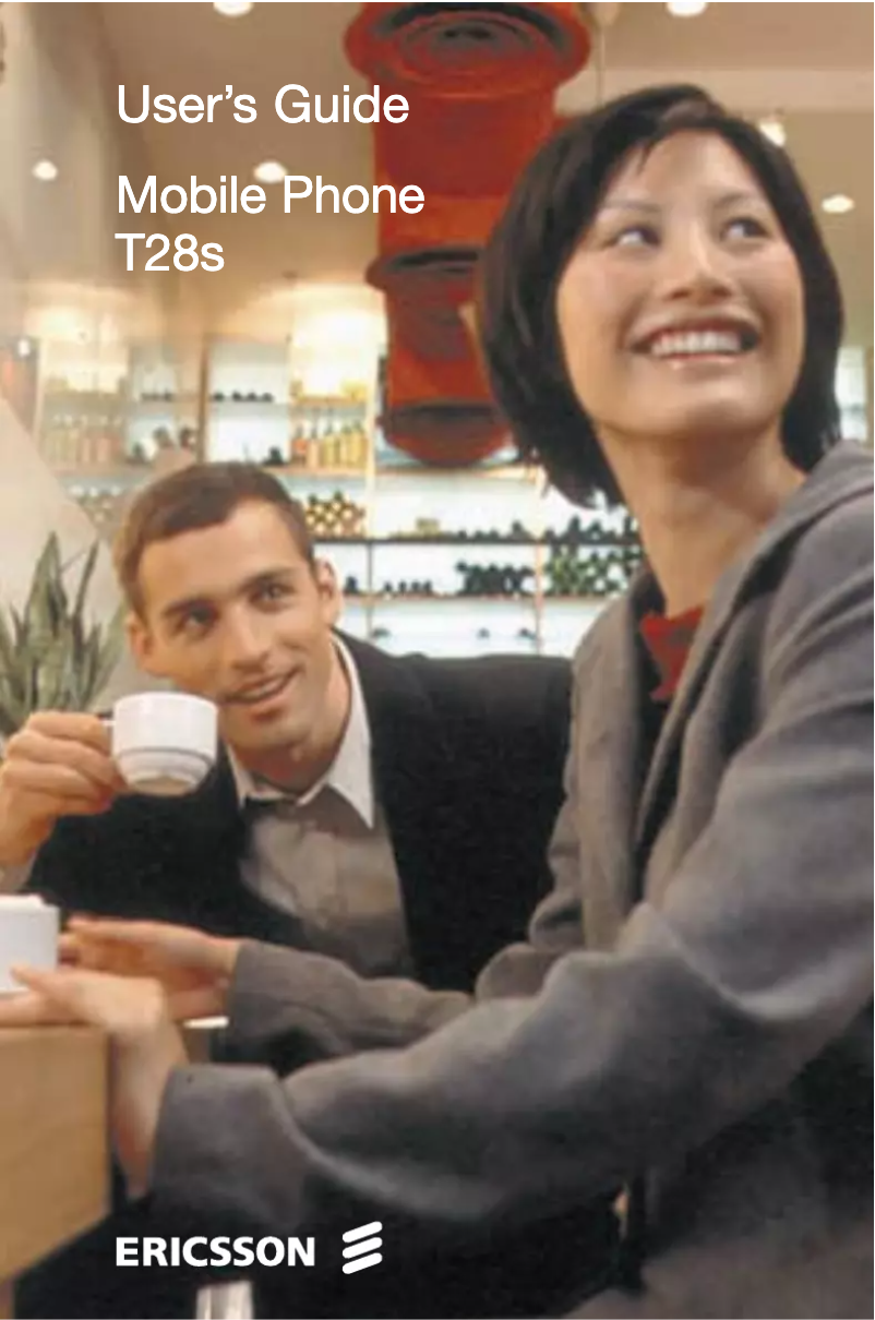 Page 1 de la notice Manuel utilisateur Ericsson T28S