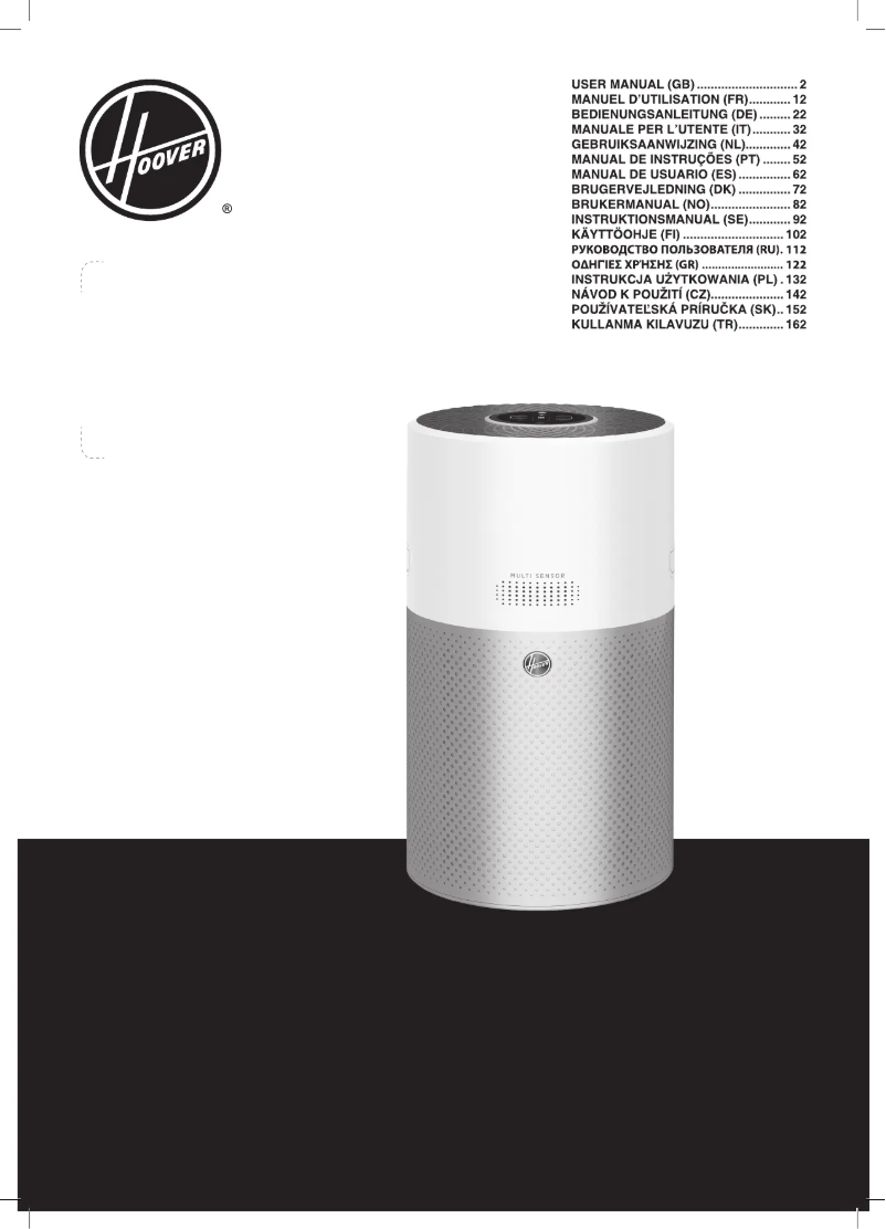 Image de la première page du manuel de l'appareil H-PURIFIER 300 HHP30C011