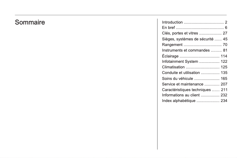 Página 1 del manual Manual de usuario Opel Zafira 2011