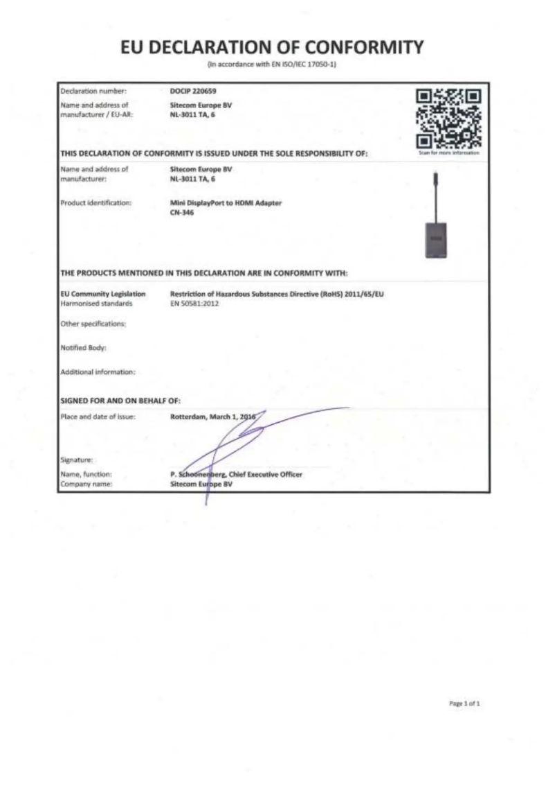 Image de la première page du manuel de l'appareil CN-346