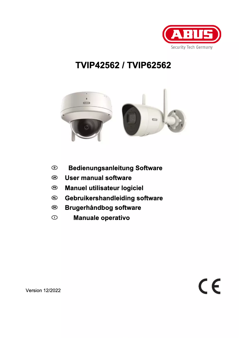 Page n°1 - Manuel utilisateur Abus TVIP62562