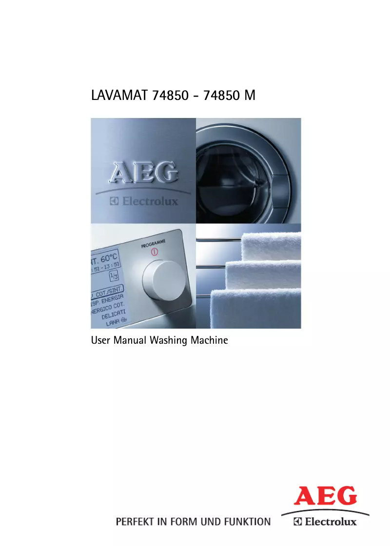 Página 1 del manual Manual de usuario AEG L 74850 M