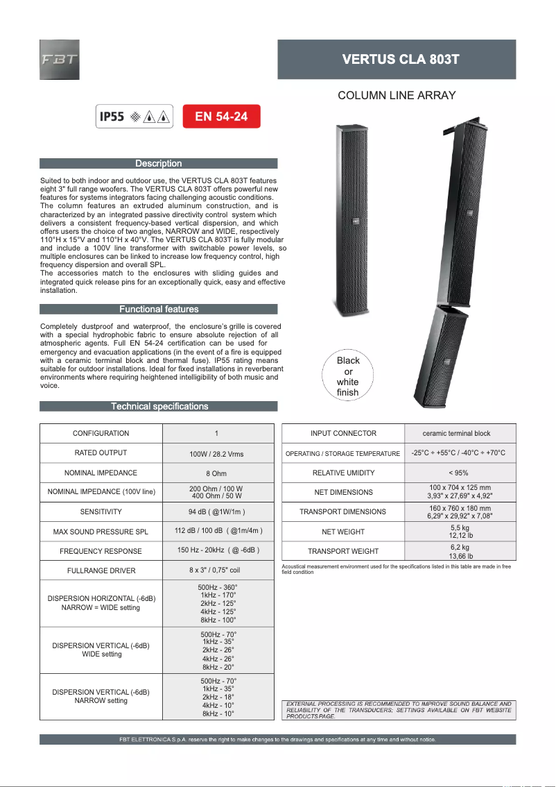 Image de la première page du manuel de l'appareil CLA 803T