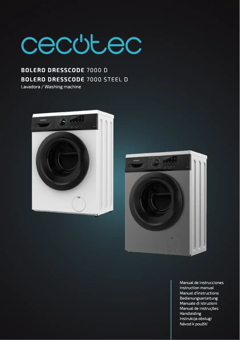 Page 1 de la notice Manuel utilisateur Cecotec Bolero DressCode 7000