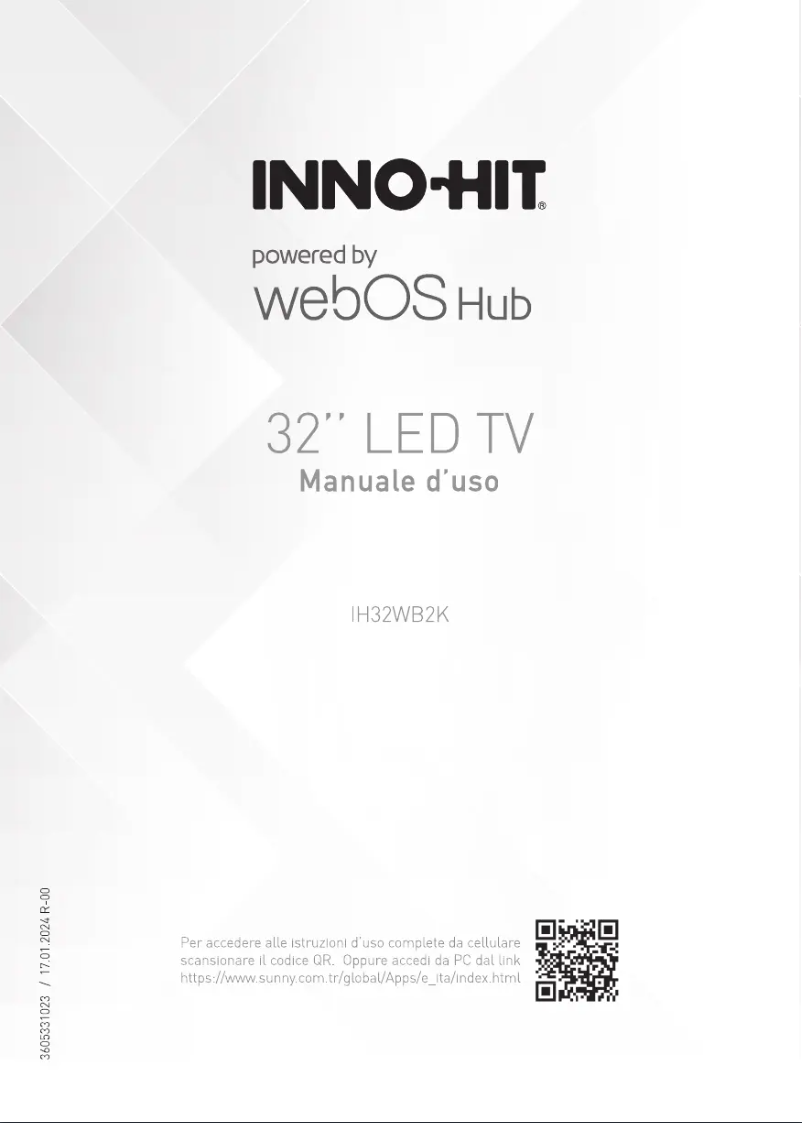 Página 1 del manual Manual de usuario Inno-Hit IH32WB2K