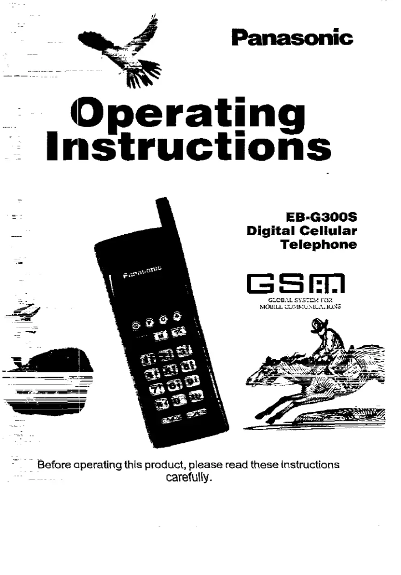 Page 1 de la notice Manuel utilisateur Panasonic EB-G300S