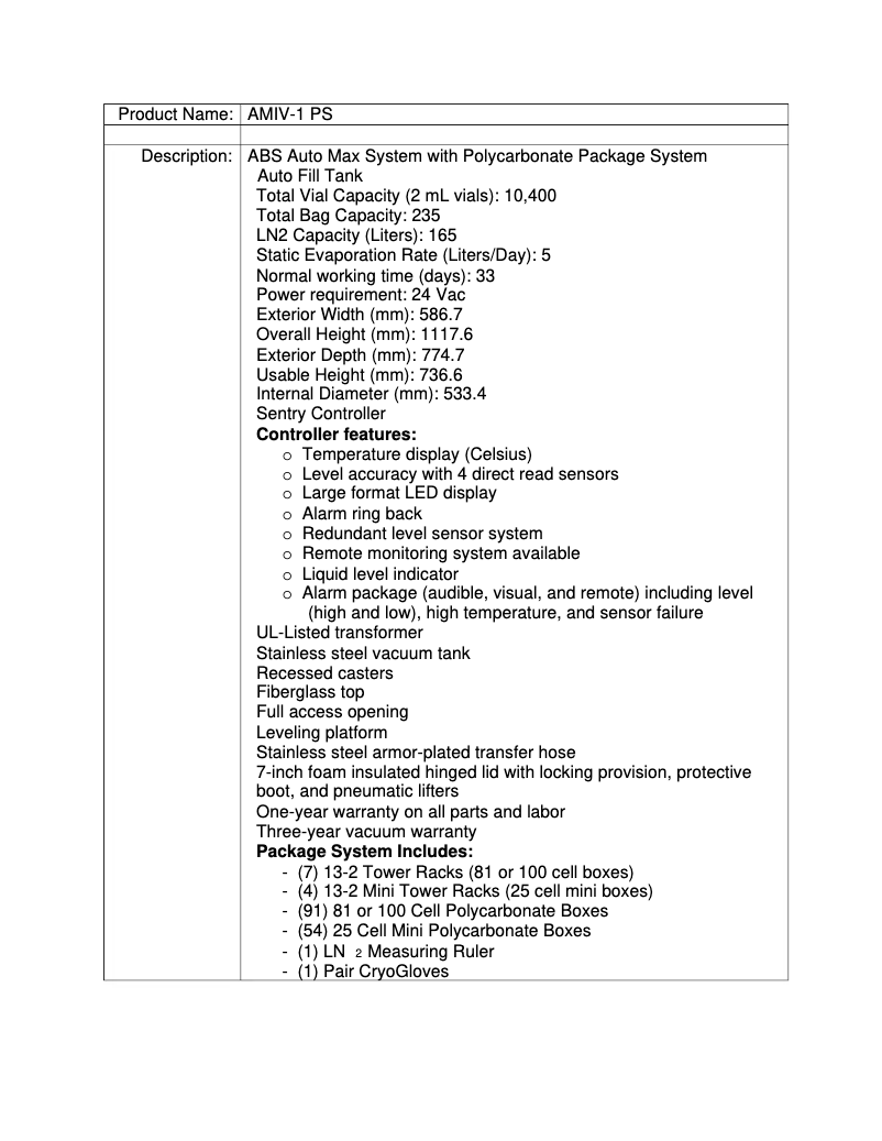 Page n°1 - Manuel utilisateur American BioTech Supply Auto Max 1
