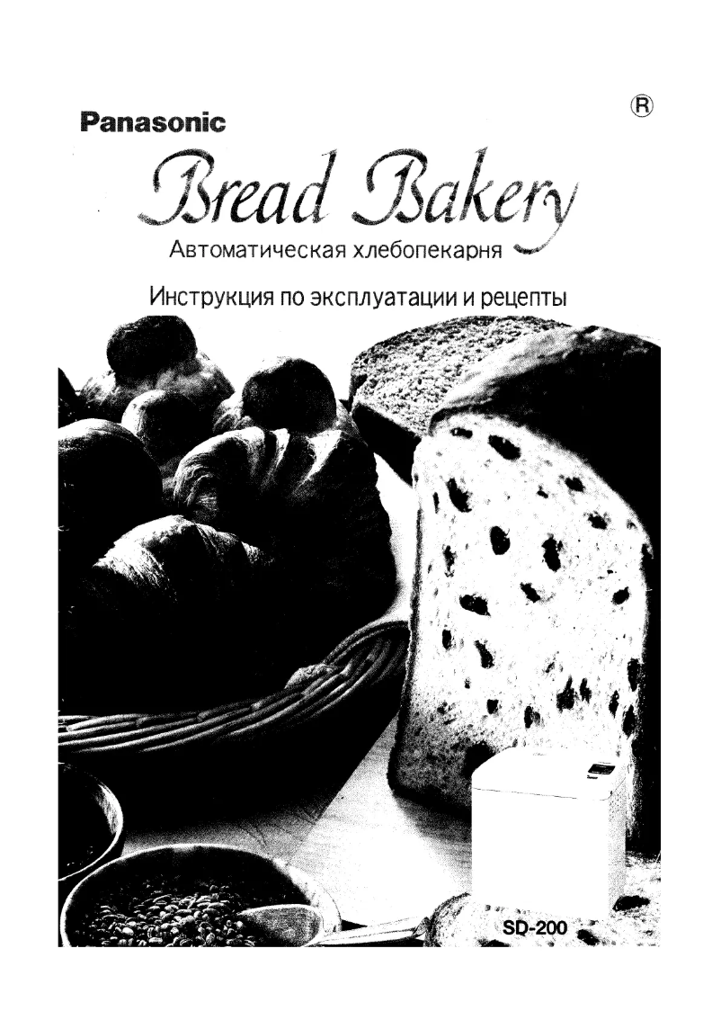 Image de la première page du manuel de l'appareil SD-200