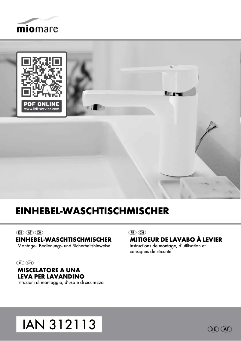 Page n°1 - Manuel utilisateur Miomare IAN 312113