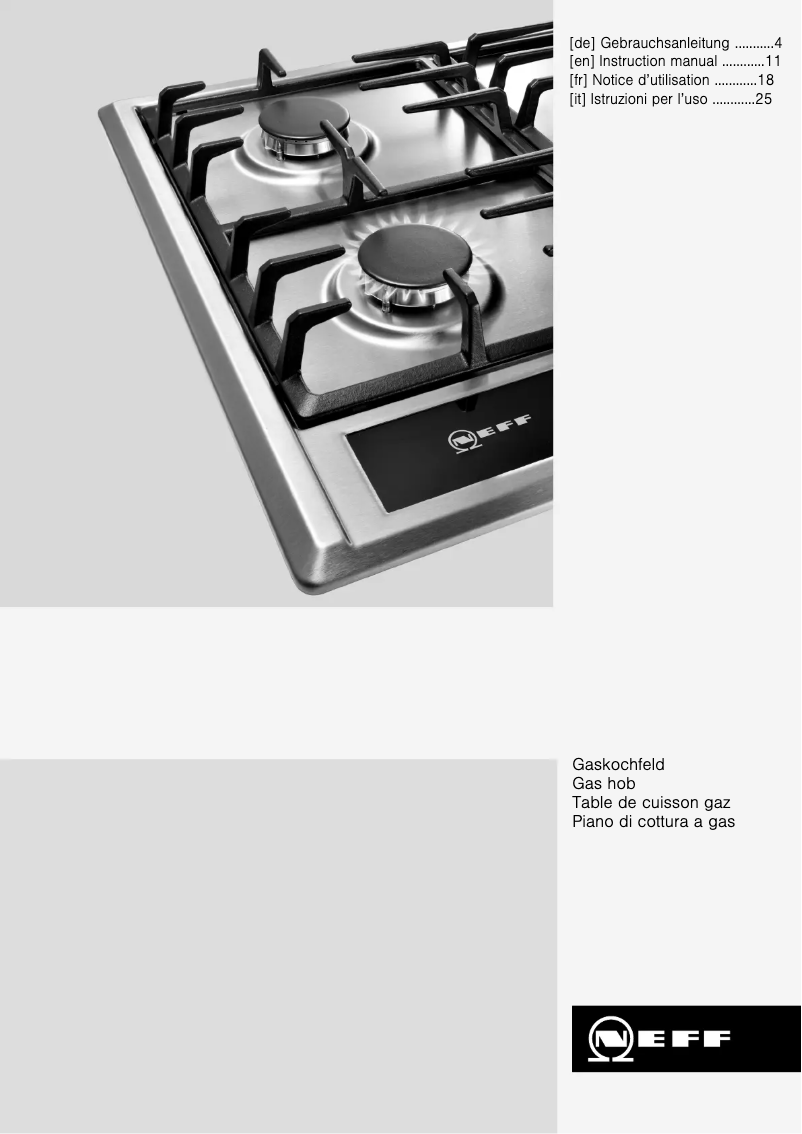 Page n°1 - Manuel utilisateur Neff T26S56N0