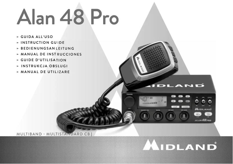 Image de la première page du manuel de l'appareil Alan 48 Pro