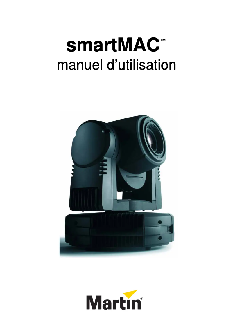 Image de la première page du manuel de l'appareil MAC 401 Dual RGB Zoom