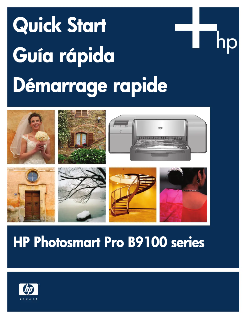 Imagen de la primera página del manual del dispositivo Photosmart Pro B9180