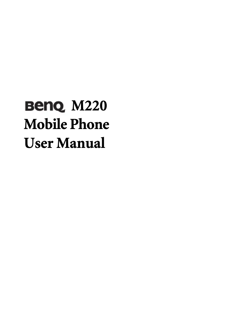 Page n°1 - Manuel utilisateur Samsung M220