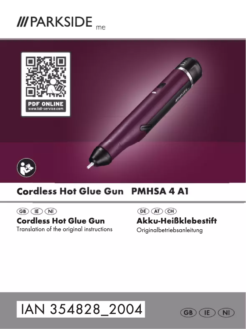 Page 1 de la notice Manuel utilisateur Parkside PMHSA 4 A1