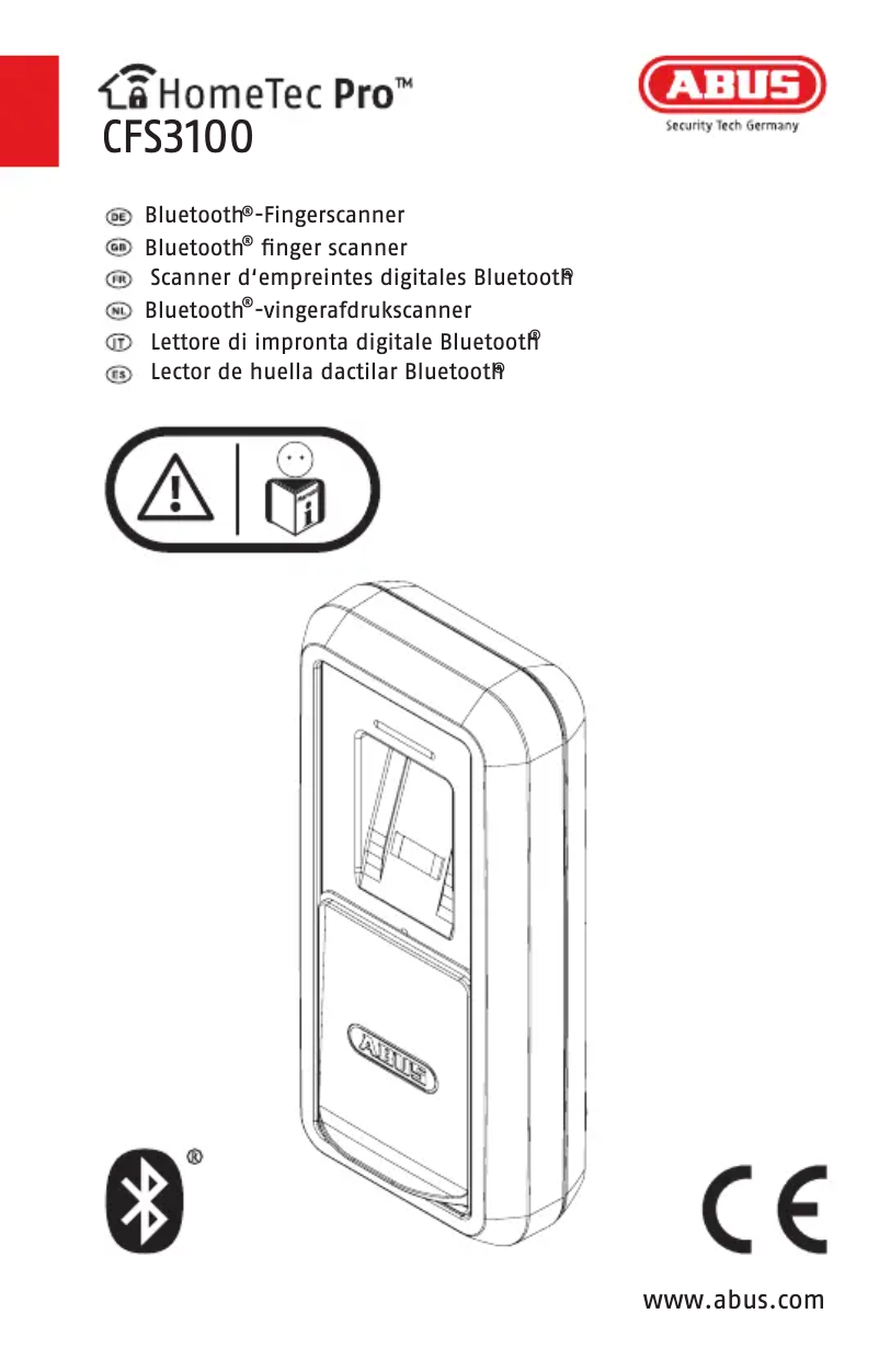 Page n°1 - Manuel utilisateur Abus CFS3100