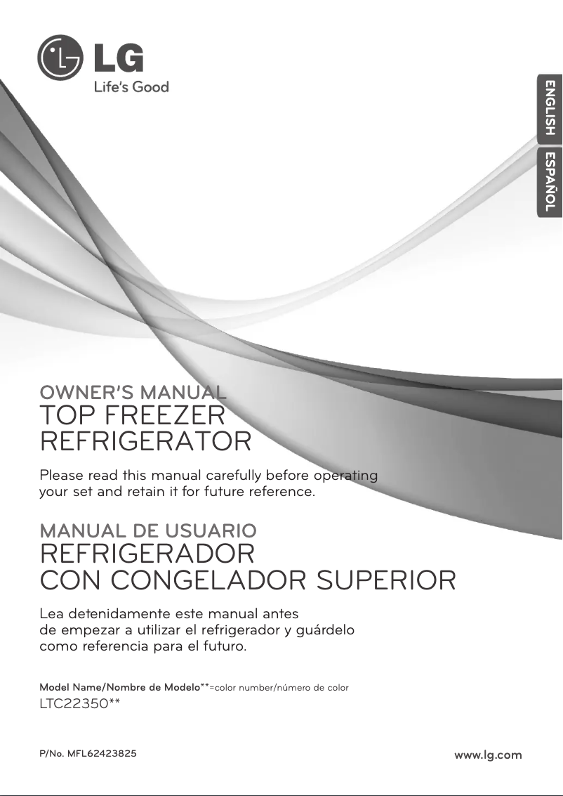 Image de la première page du manuel de l'appareil LTC22350SS