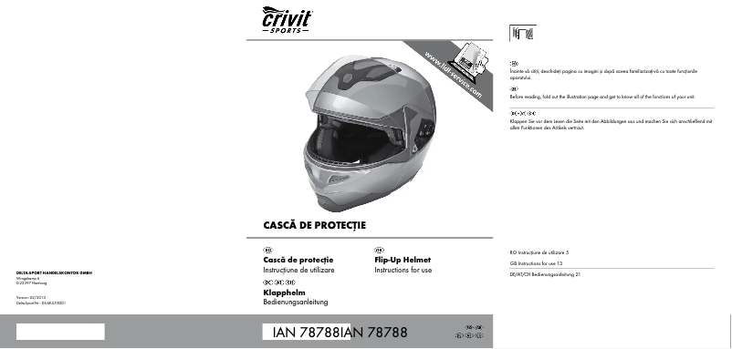 Page 1 de la notice Manuel utilisateur Crivit IAN 78788