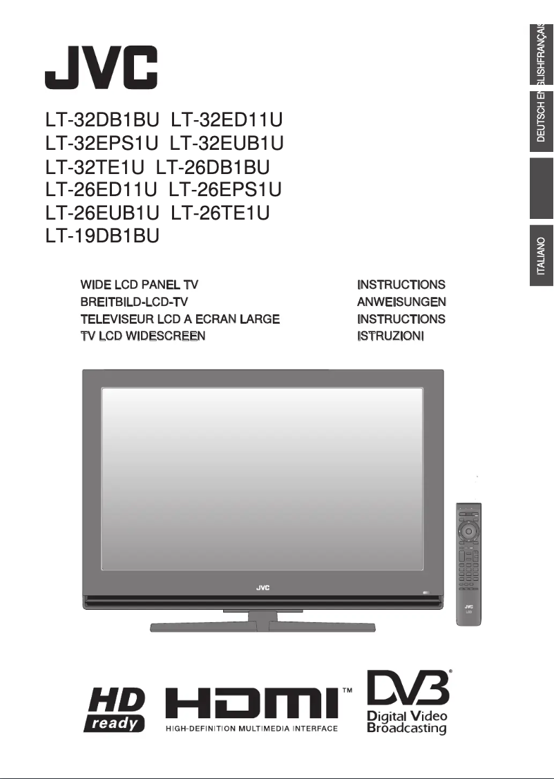 Page n°1 - Manuel utilisateur JVC LT-32EPS1