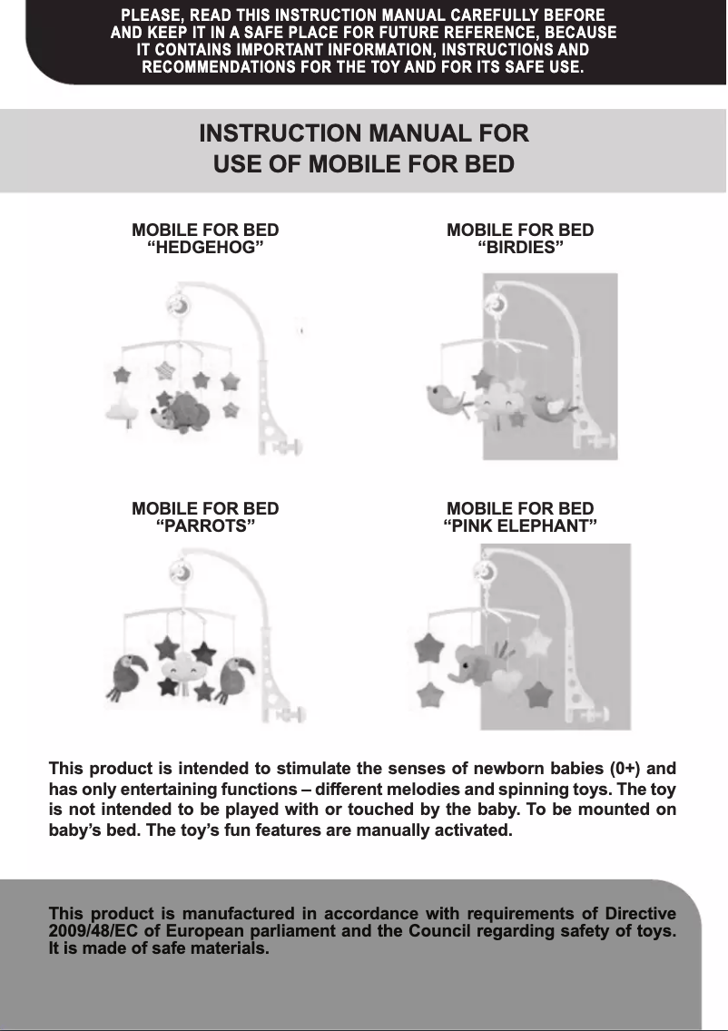 Page 1 de la notice Manuel utilisateur Chipolino Hedgehog
