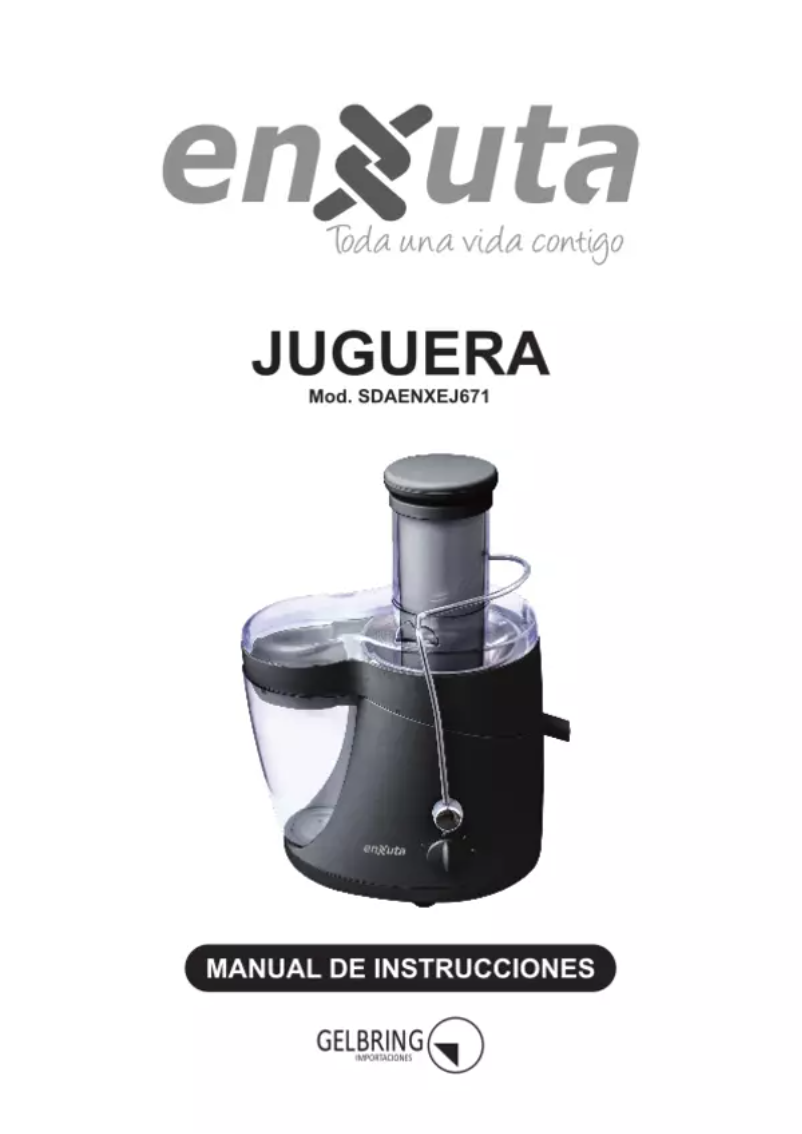 Page n°1 - Manuel utilisateur Enxuta SDAENXEJ671