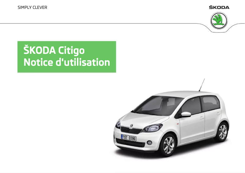 Page 1 de la notice Manuel utilisateur Skoda Citigo (2013)