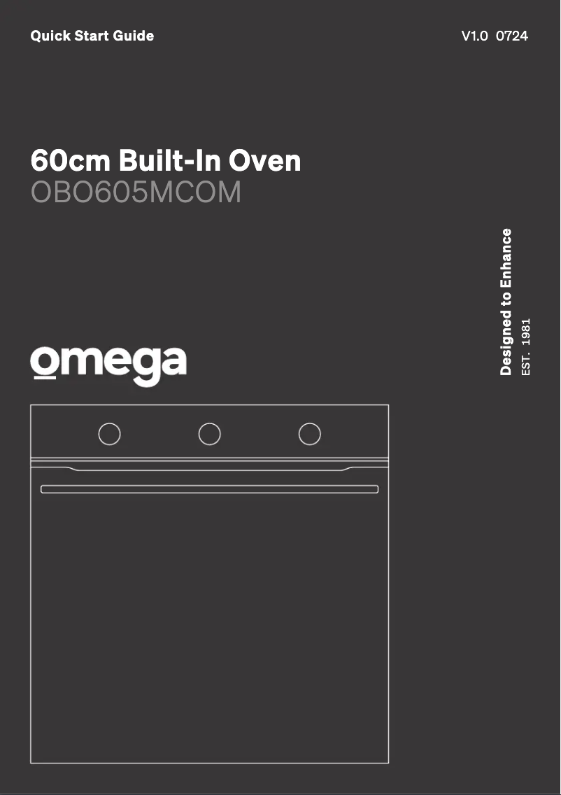 Page 1 de la notice Guide de démarrage rapide Omega OBO605MCOM