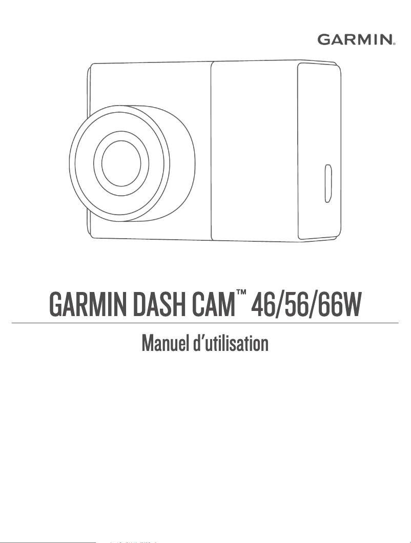 Page 1 de la notice Manuel utilisateur Garmin Dash Cam 46