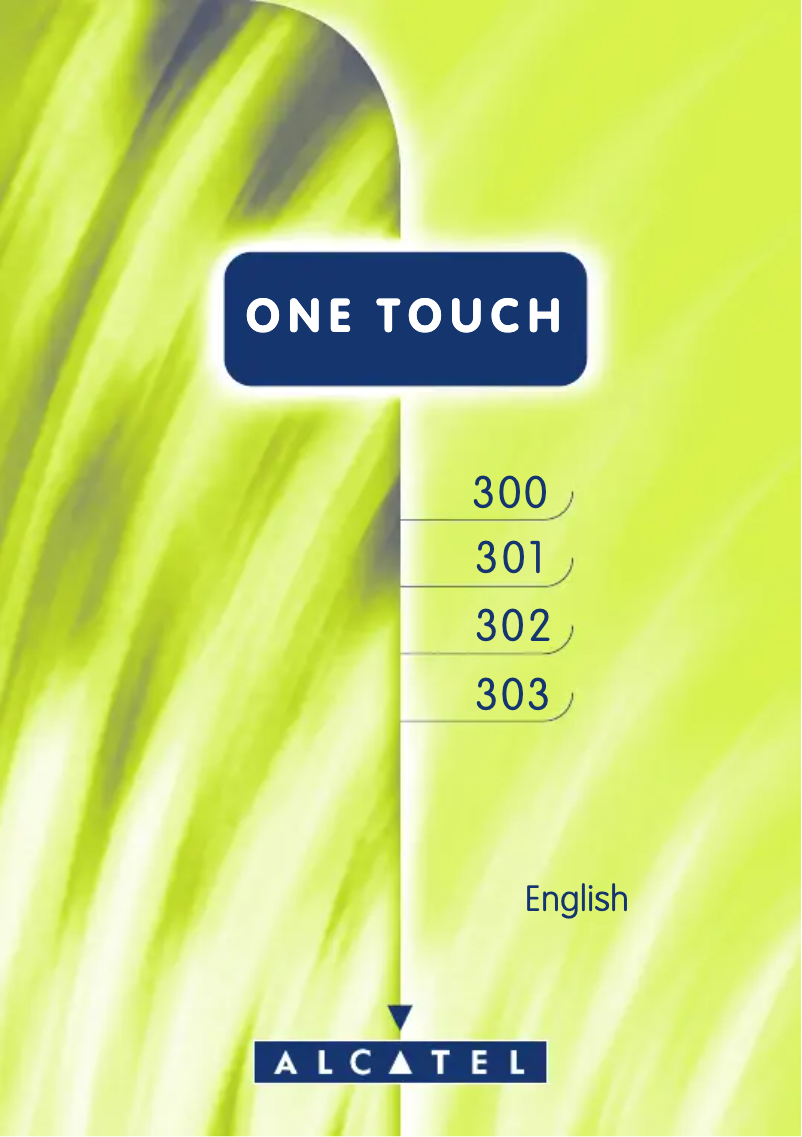 Image de la première page du manuel de l'appareil One Touch 301