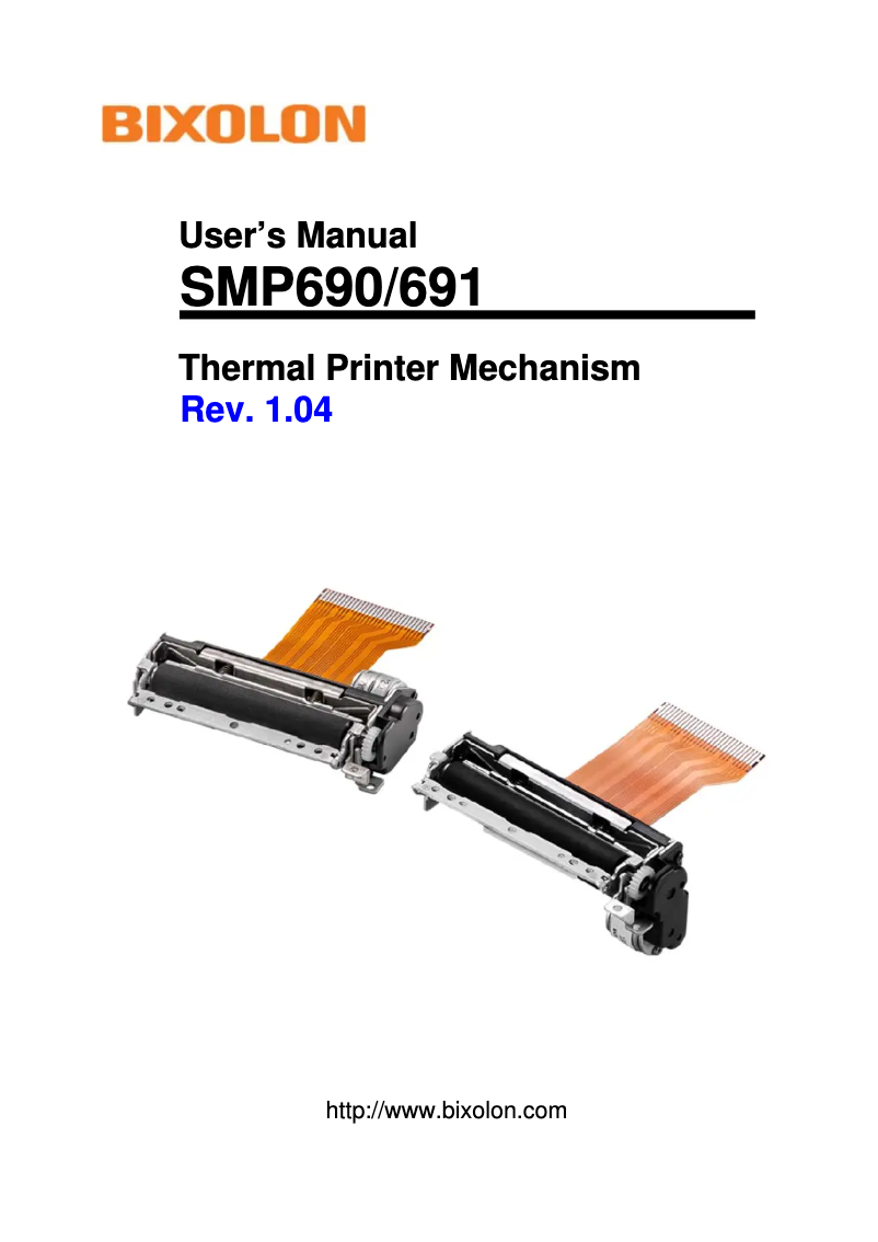 Image de la première page du manuel de l'appareil SMP690