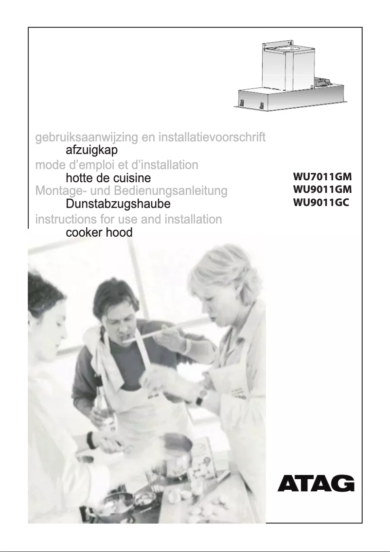 Page 1 de la notice Manuel utilisateur Atag WU9011GC