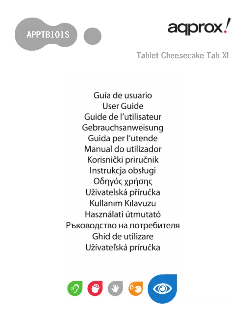 Page n°1 - Manuel utilisateur Aqprox Cheesecake Tab XL