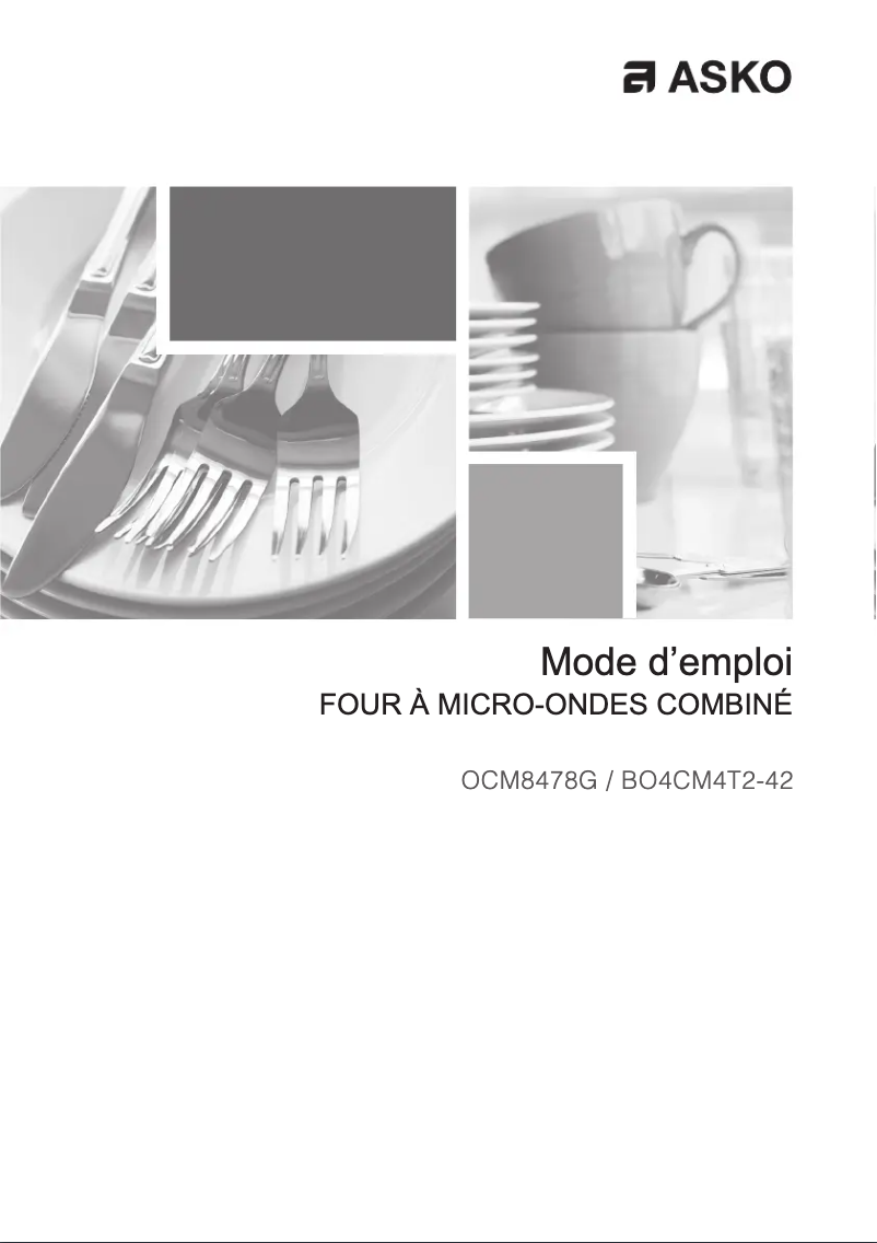 Image de la première page du manuel de l'appareil CM8478G