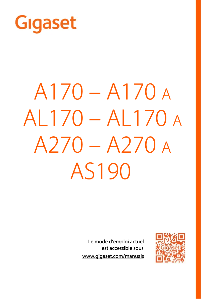 First page image of the manual for A270A