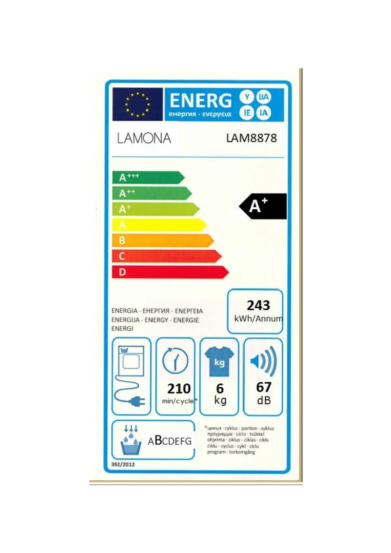 Image de la première page du manuel de l'appareil LAM8878