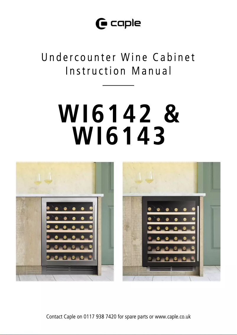 Image de la première page du manuel de l'appareil WI6142