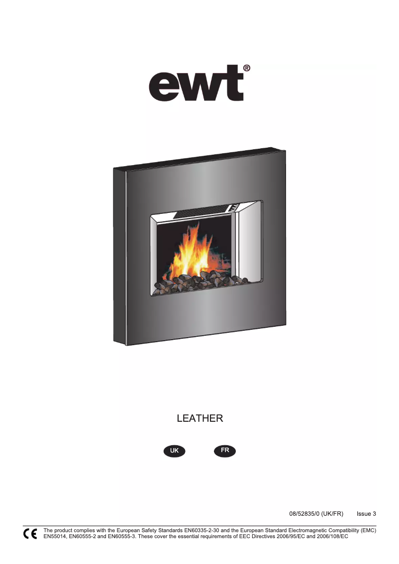 Page 1 de la notice Manuel utilisateur EWT LEATHER