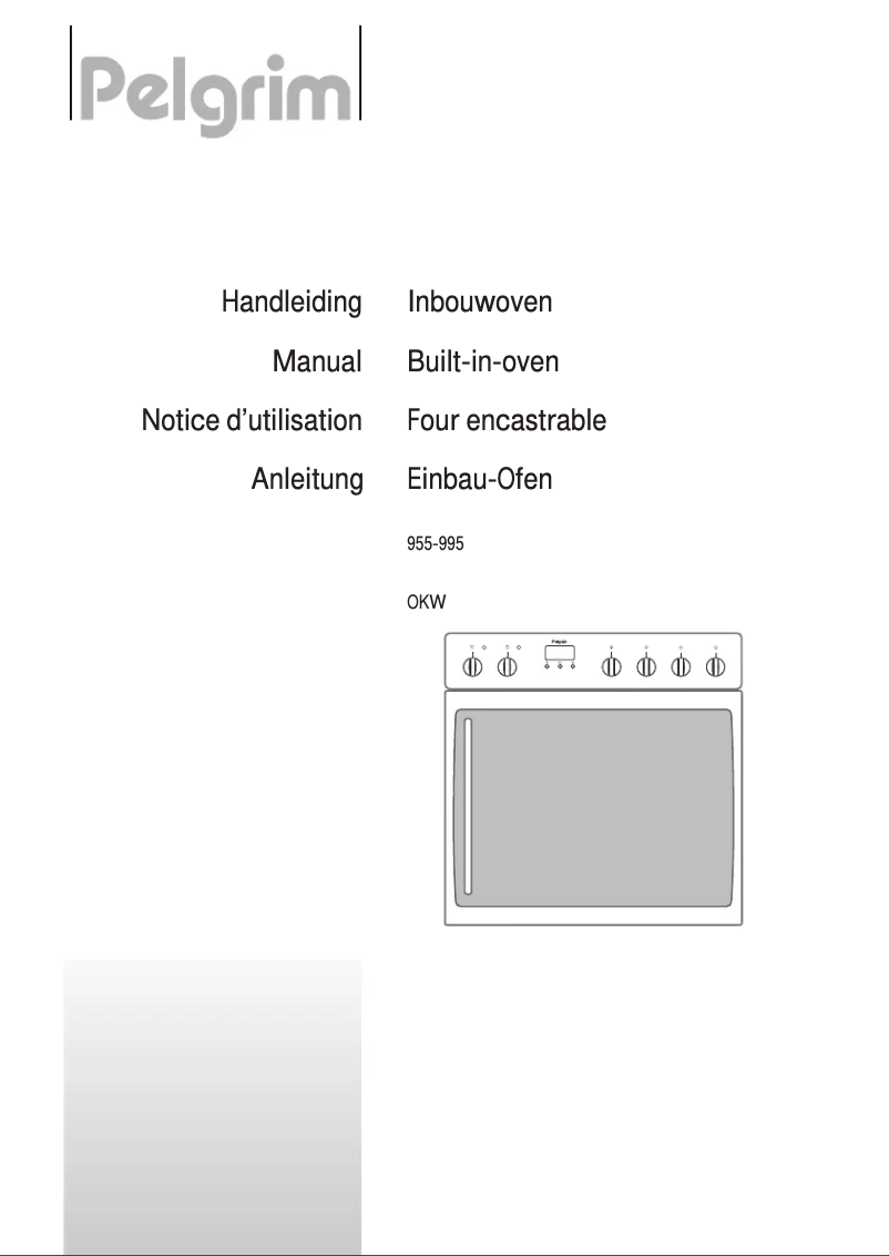 Page 1 de la notice Manuel utilisateur Pelgrim OKW975ONYS