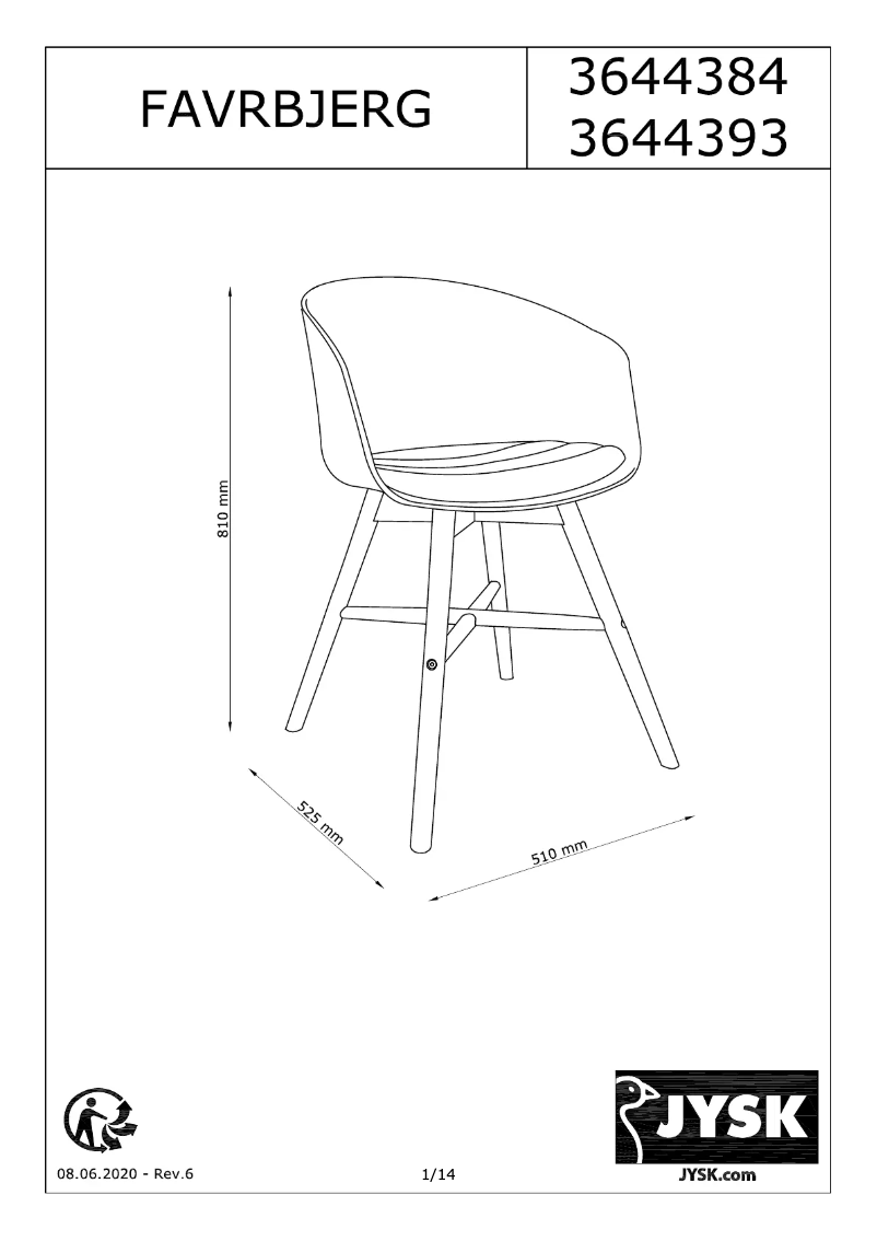 Página 1 del manual Manual de usuario JYSK Favrbjerg