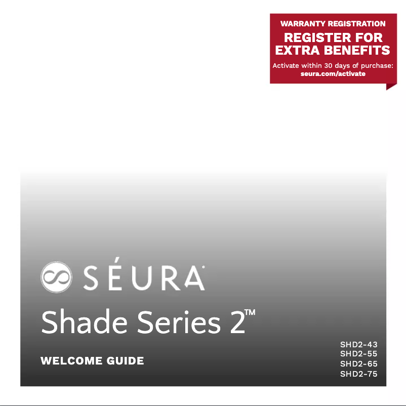 Page n°1 - Brochure Seura Shade SHD2-55