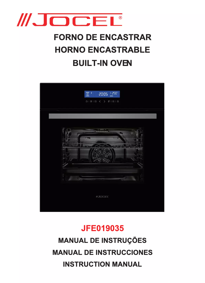 Page 1 of the manual User Manual Jocel JFE019035