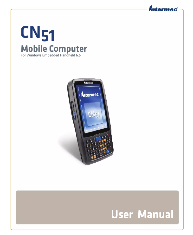 Image de la première page du manuel de l'appareil CN51